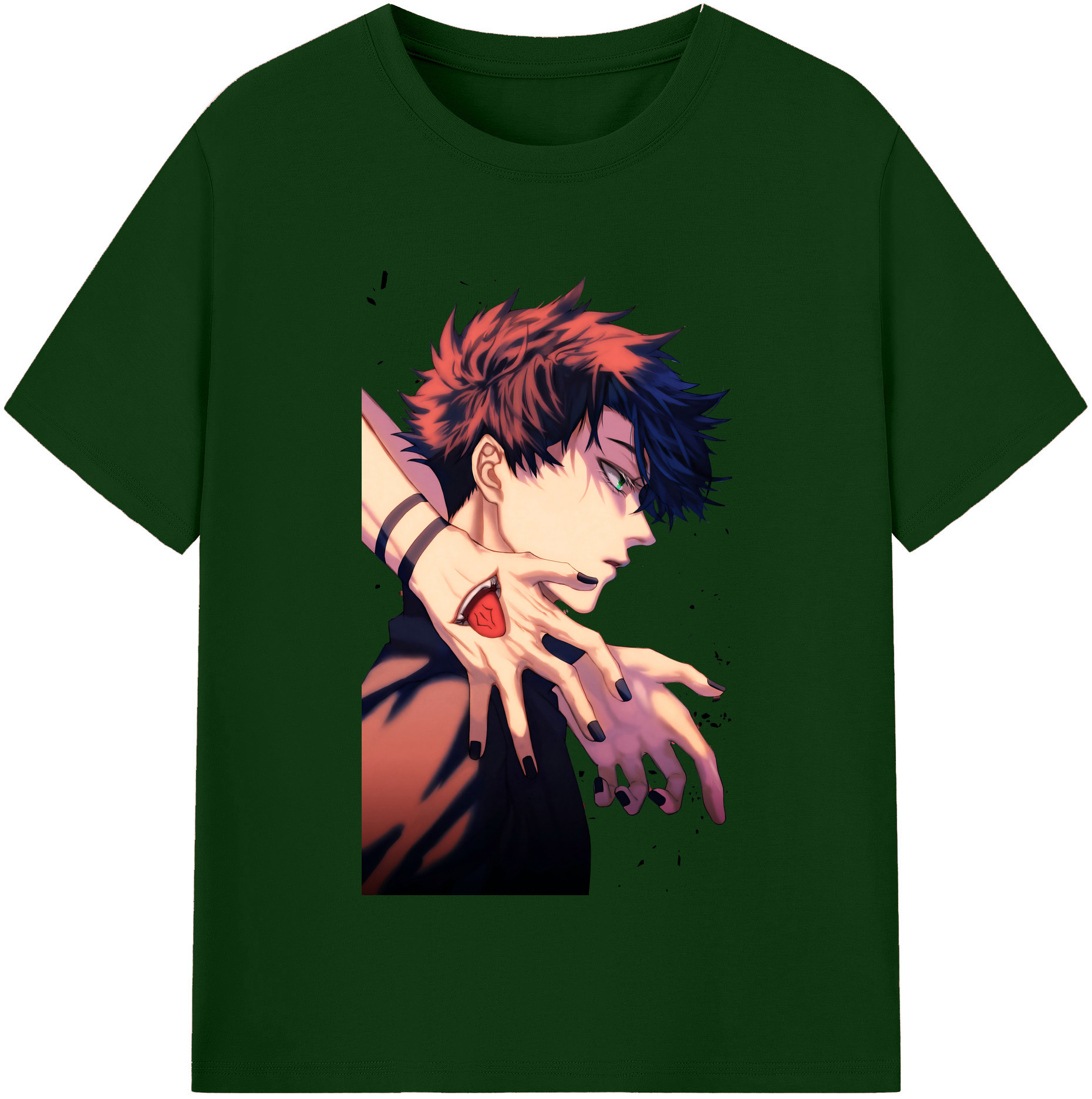 （画像用） 呪術廻戦 Jujutsu Kaisen 綿100％半袖Tシャツ（フロントプリント）